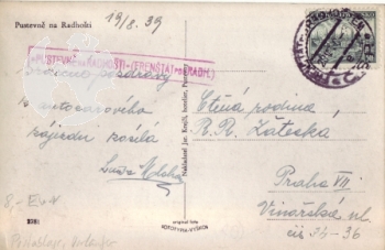 Pustevně na Radhošti 1939 95 002 ●